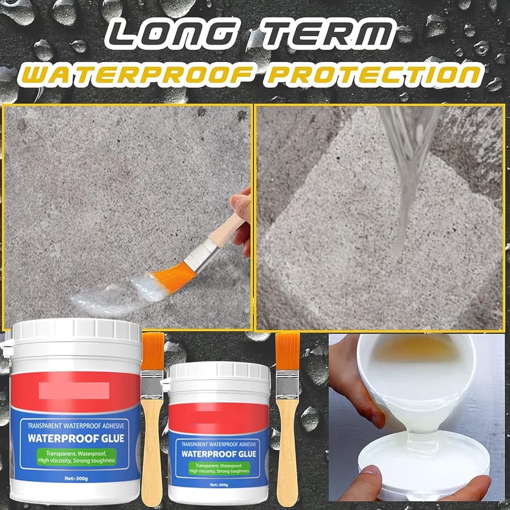 Transparent Waterproof Glue 300gm+