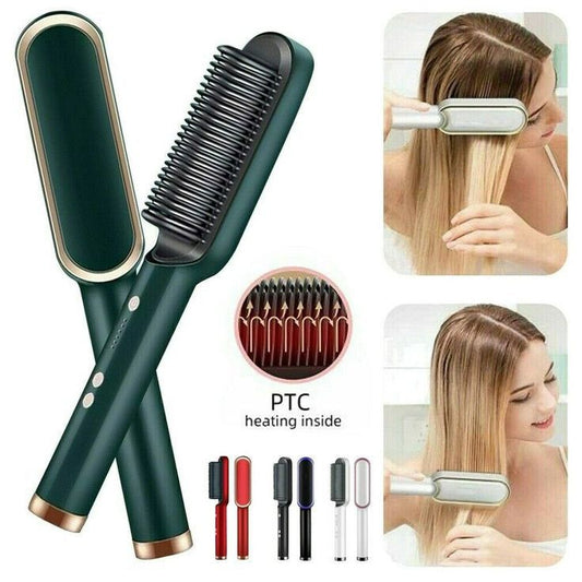 Premium Ionic Hair Straightening & Styling Brush