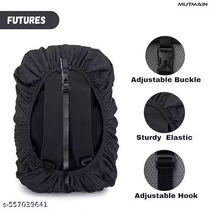 Waterproof Dust & Rain Cover for Backpack with Storage Pouch