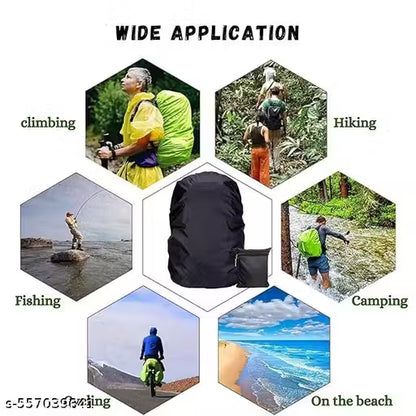 Waterproof Dust & Rain Cover for Backpack with Storage Pouch