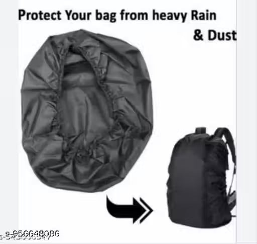 Waterproof Dust & Rain Cover for Backpack with Storage Pouch